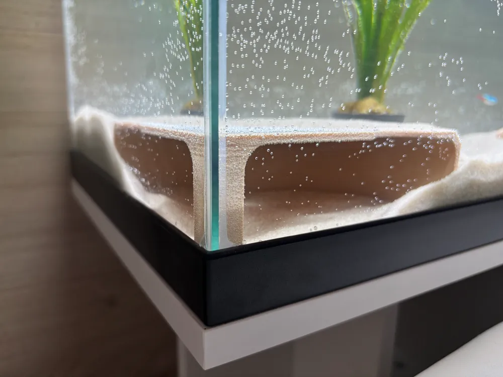 Aquarium Corner Fish Hideout Platform
