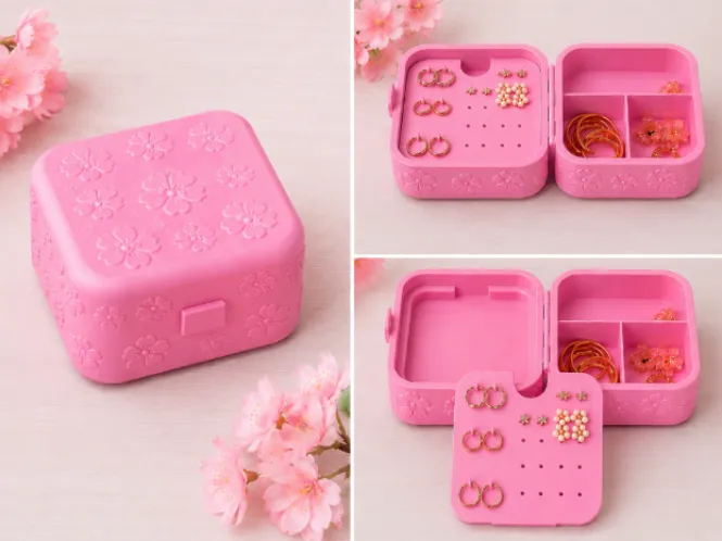 Floral Jewelry Storage Box