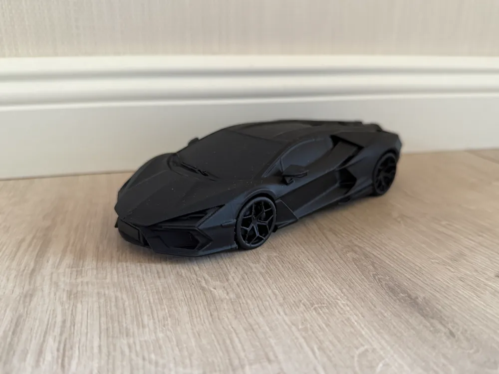 3D Printed Sports Car Model