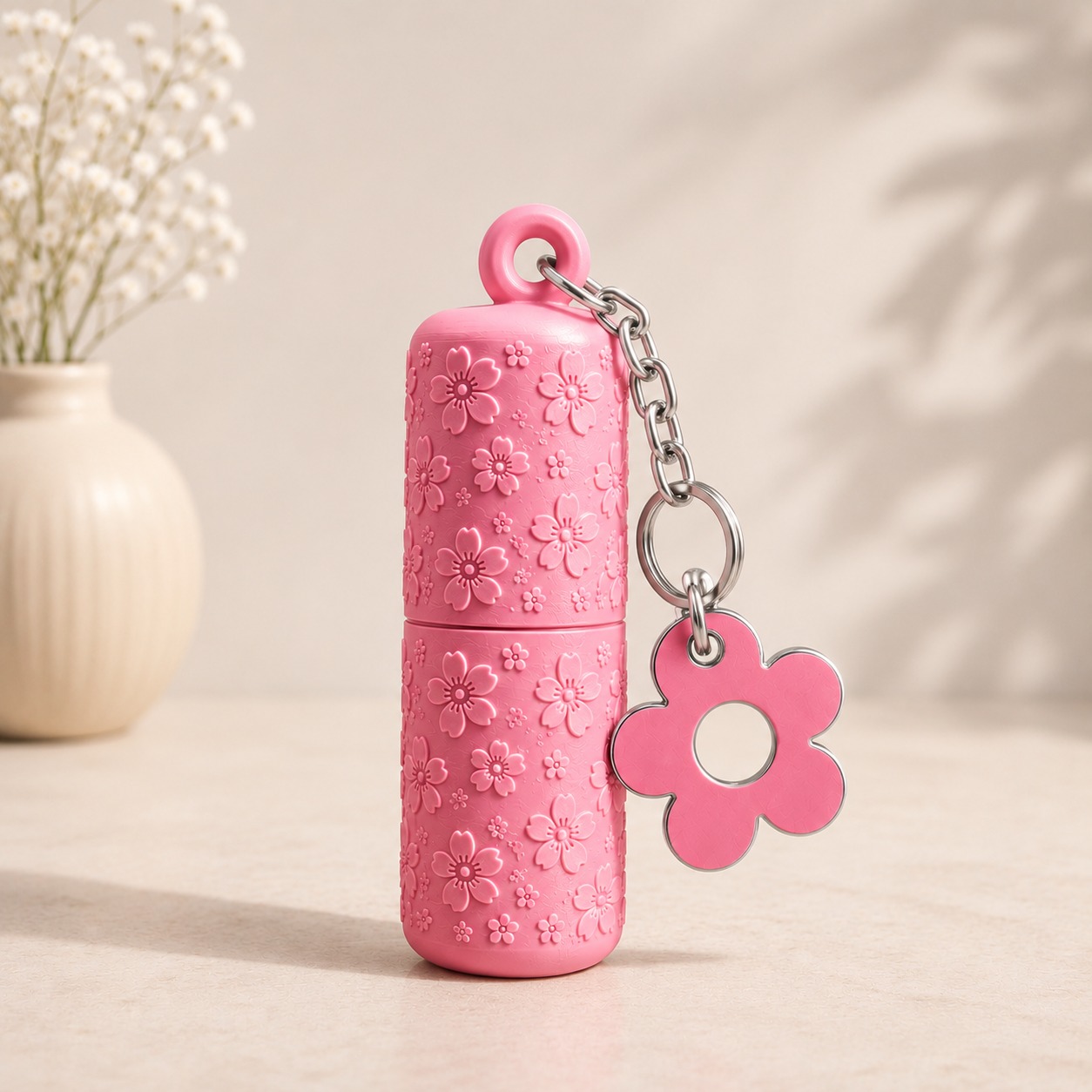 Lip Balm Holder Keychain