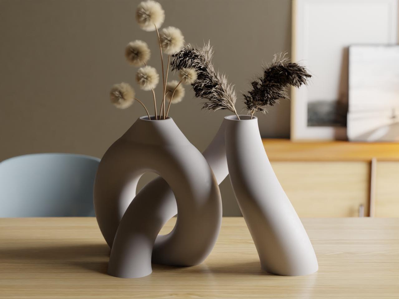 Modern Abstract Flower Vase