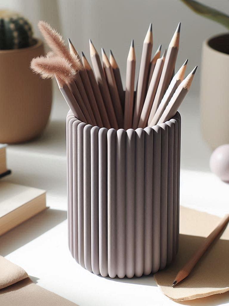 MLab 3D Ribbed Pen Holder