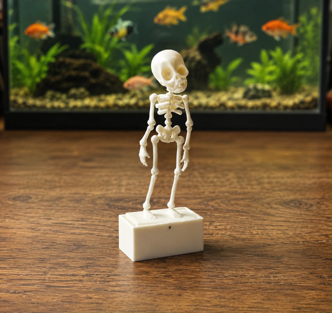 3D Printed Skeleton Aquarium Ornament