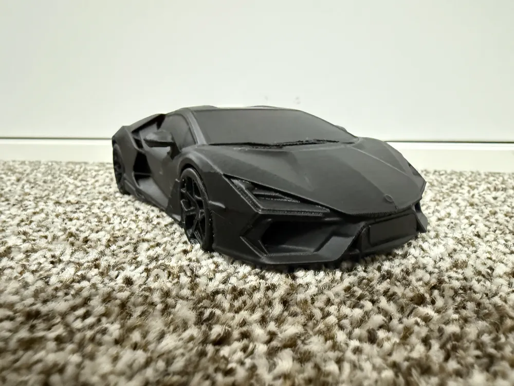 3D Printed Sports Car Model