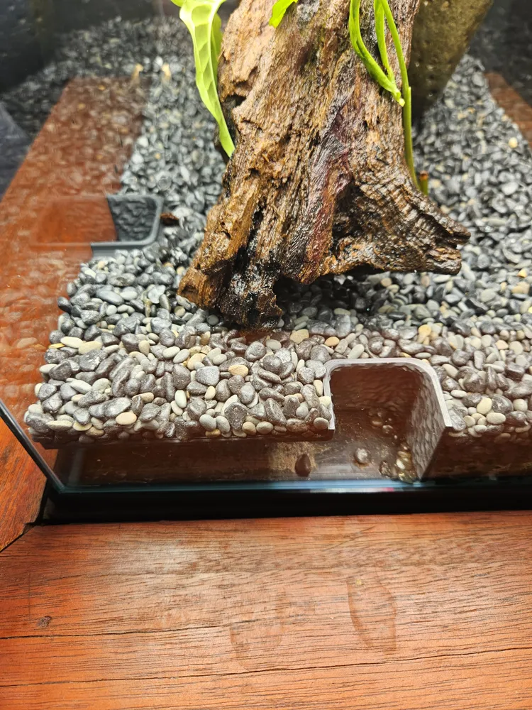 3D Printed Fish Aquarium Tunnel 90 Degree Corner