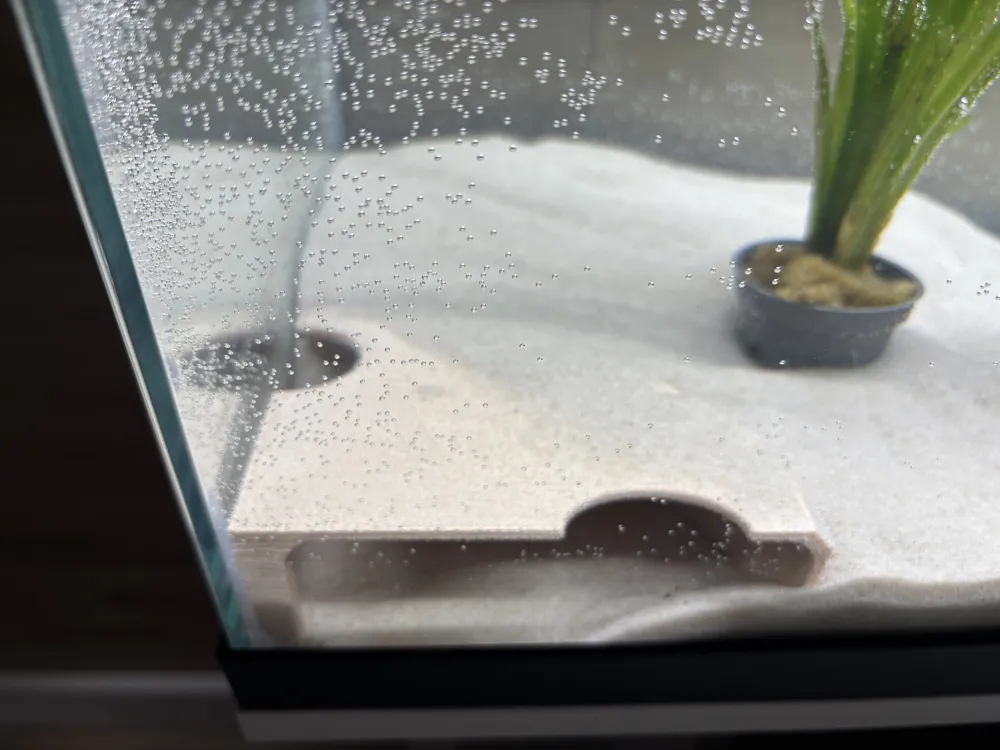 Aquarium Corner Fish Hideout Platform