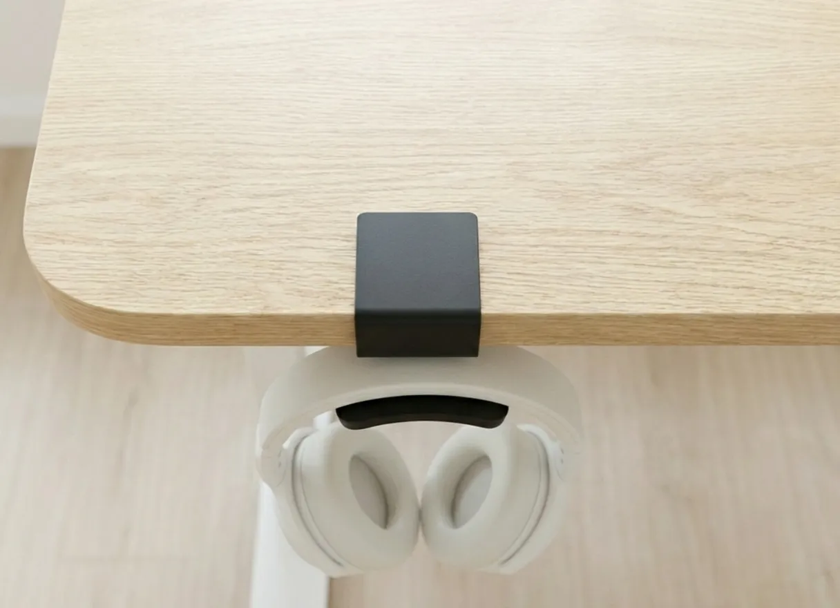 Under-Desk Headphone Stand
