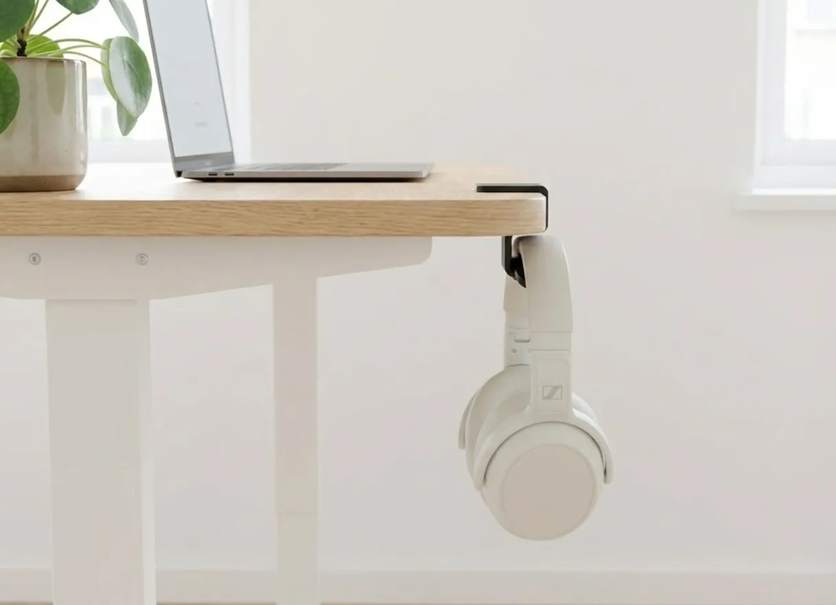 Under-Desk Headphone Stand