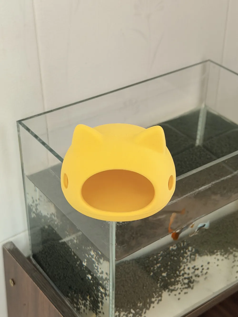 Medium Cat Shaped Fish Aquarium Hideout