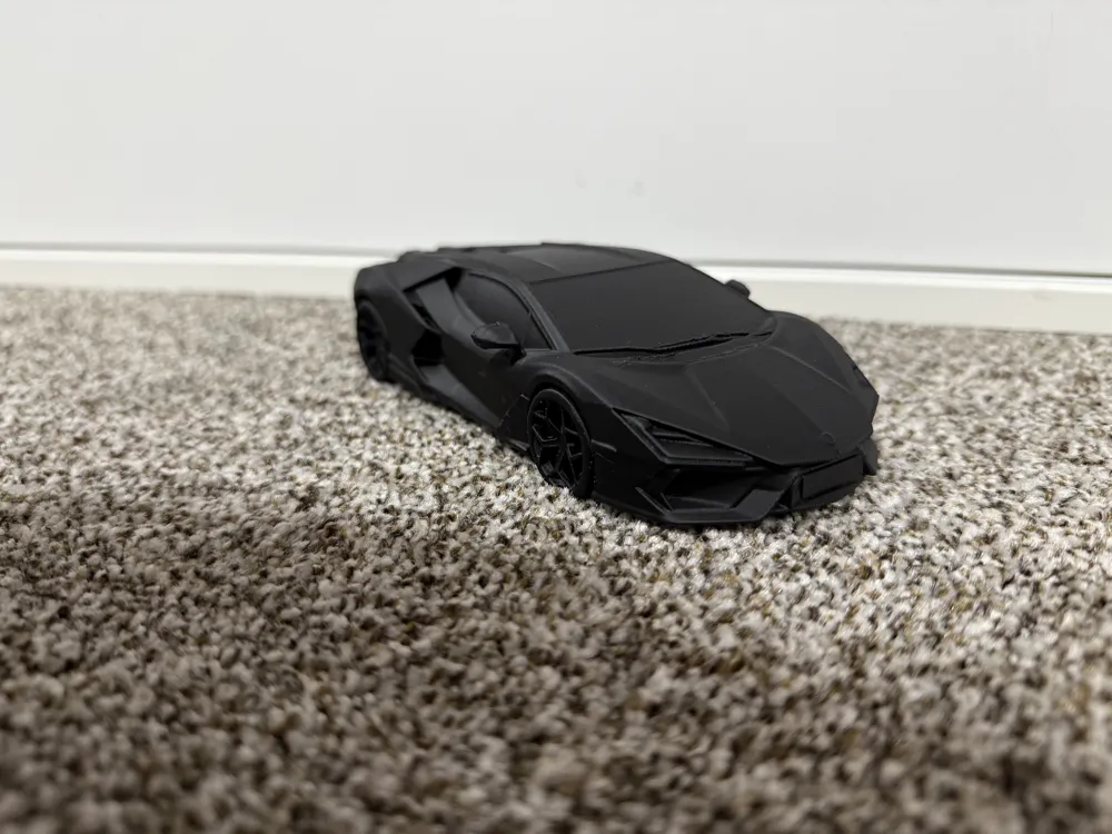 3D Printed Sports Car Model