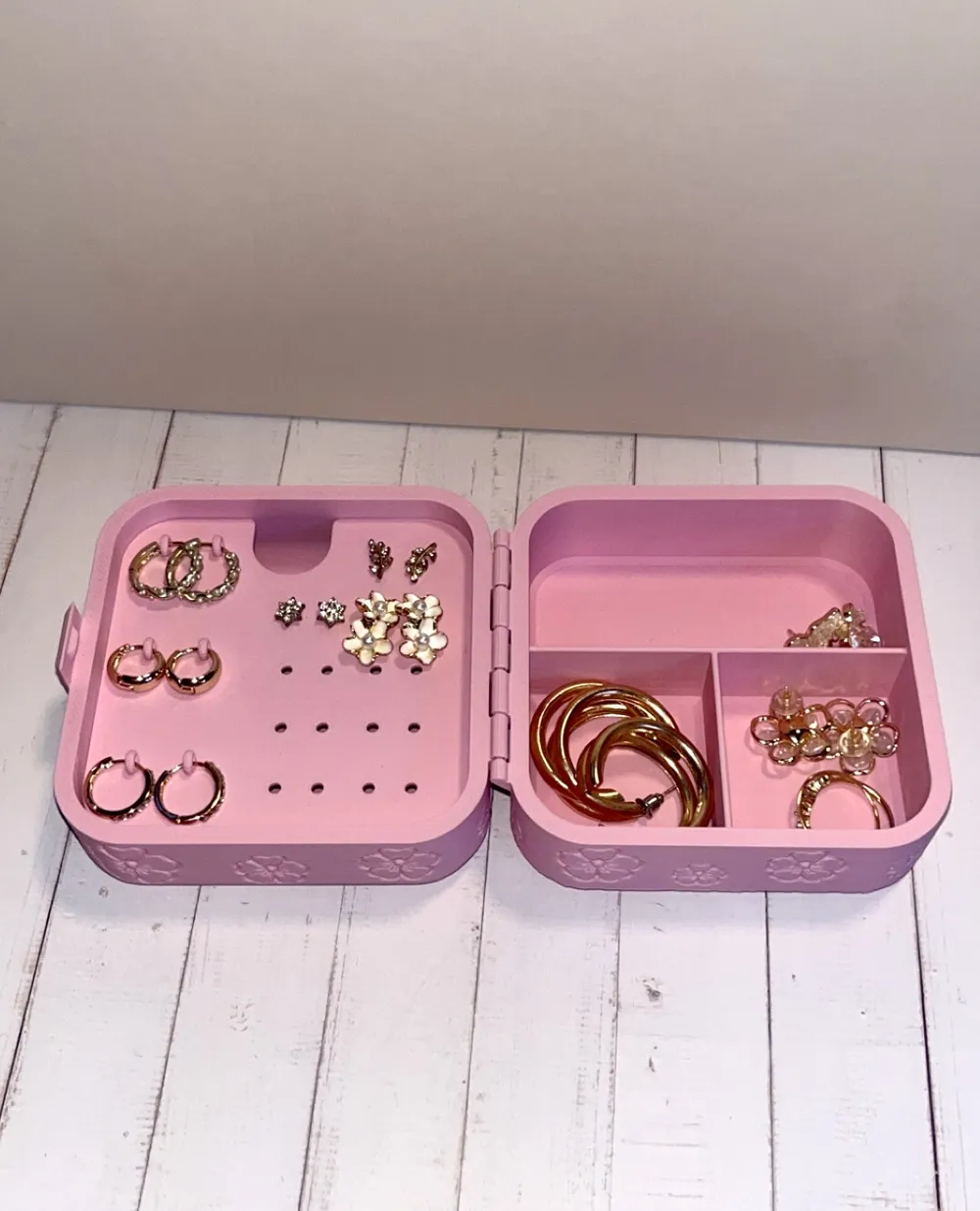 Floral Jewelry Storage Box