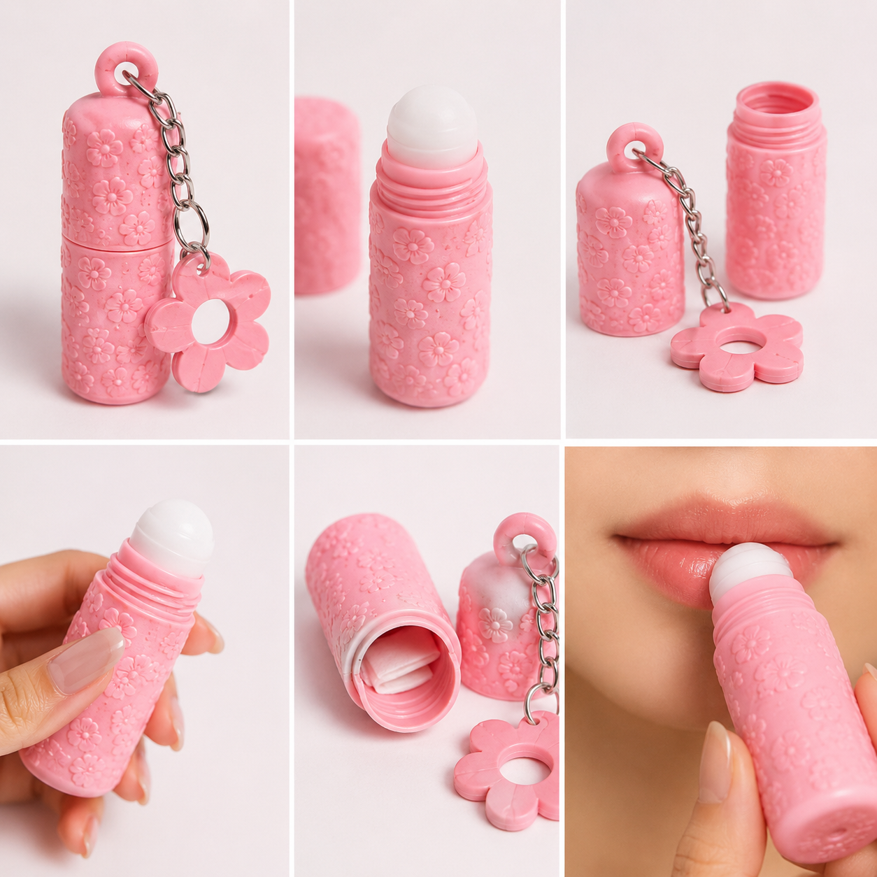 Lip Balm Holder Keychain