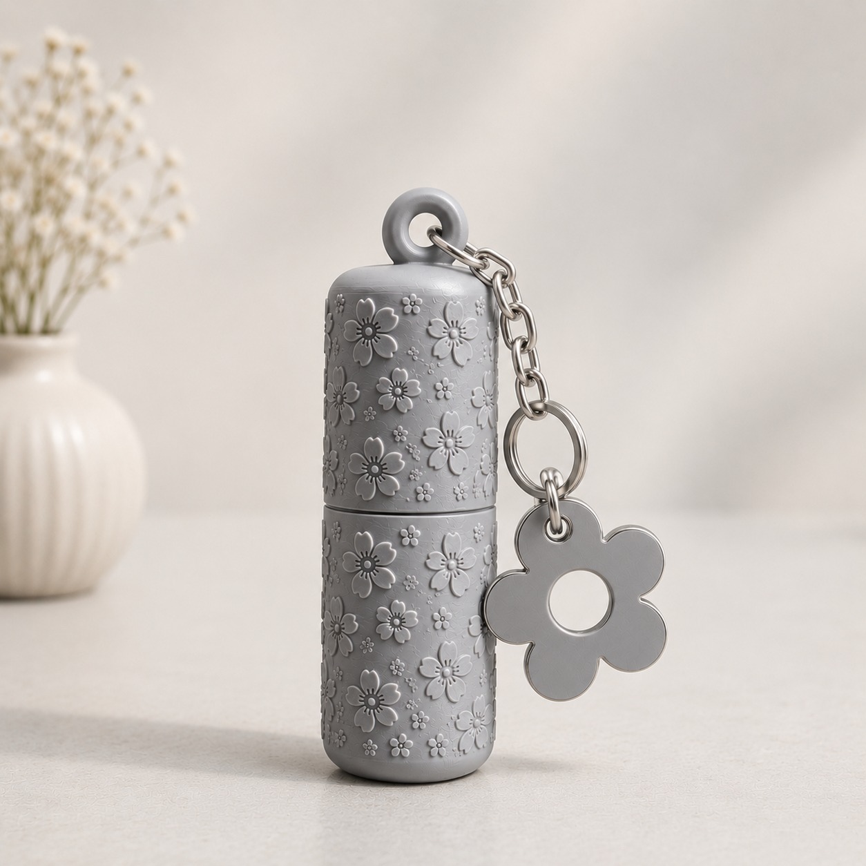 Lip Balm Holder Keychain