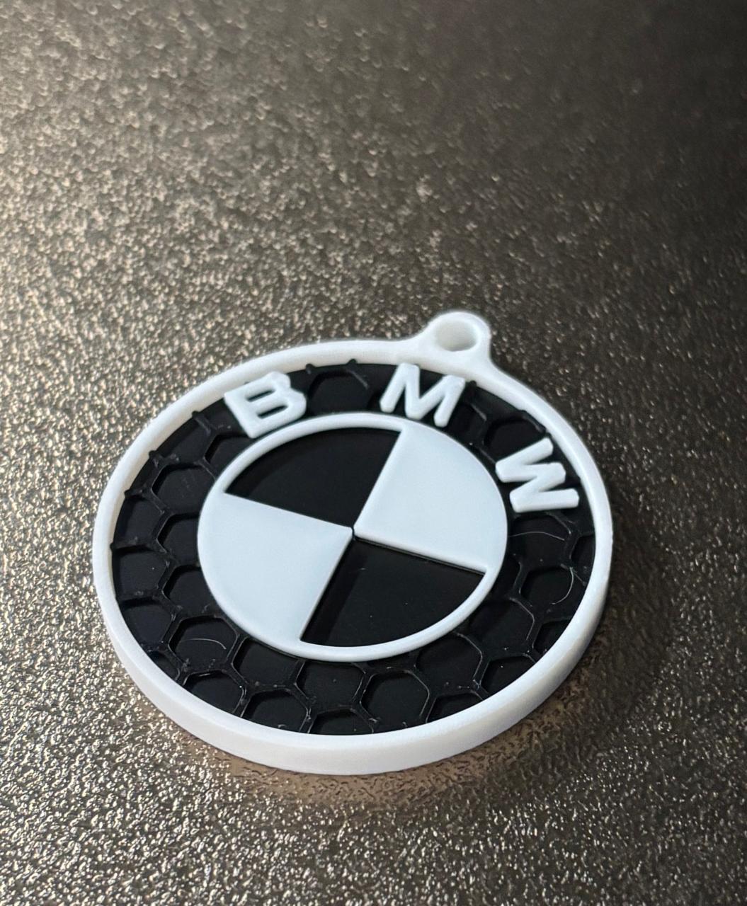 3D Printed BMW Logo Keychain