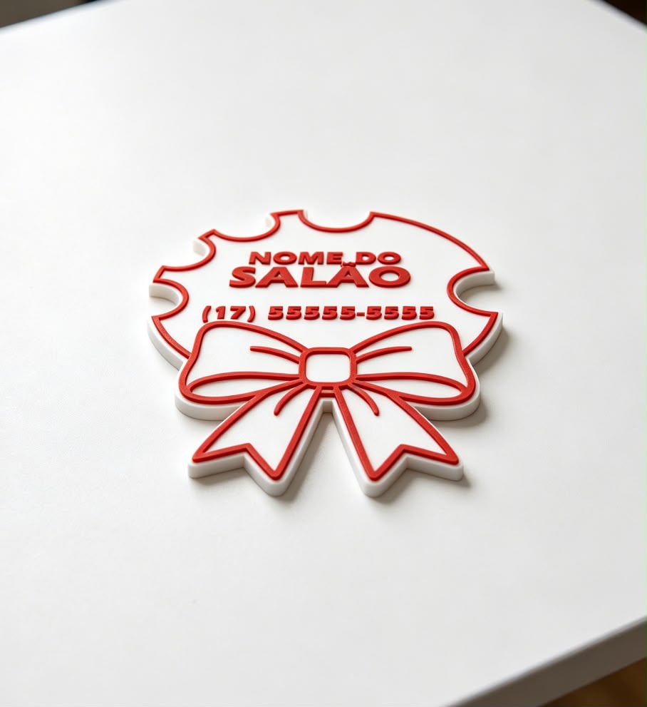 Custom Nail Salon Business Card Holder