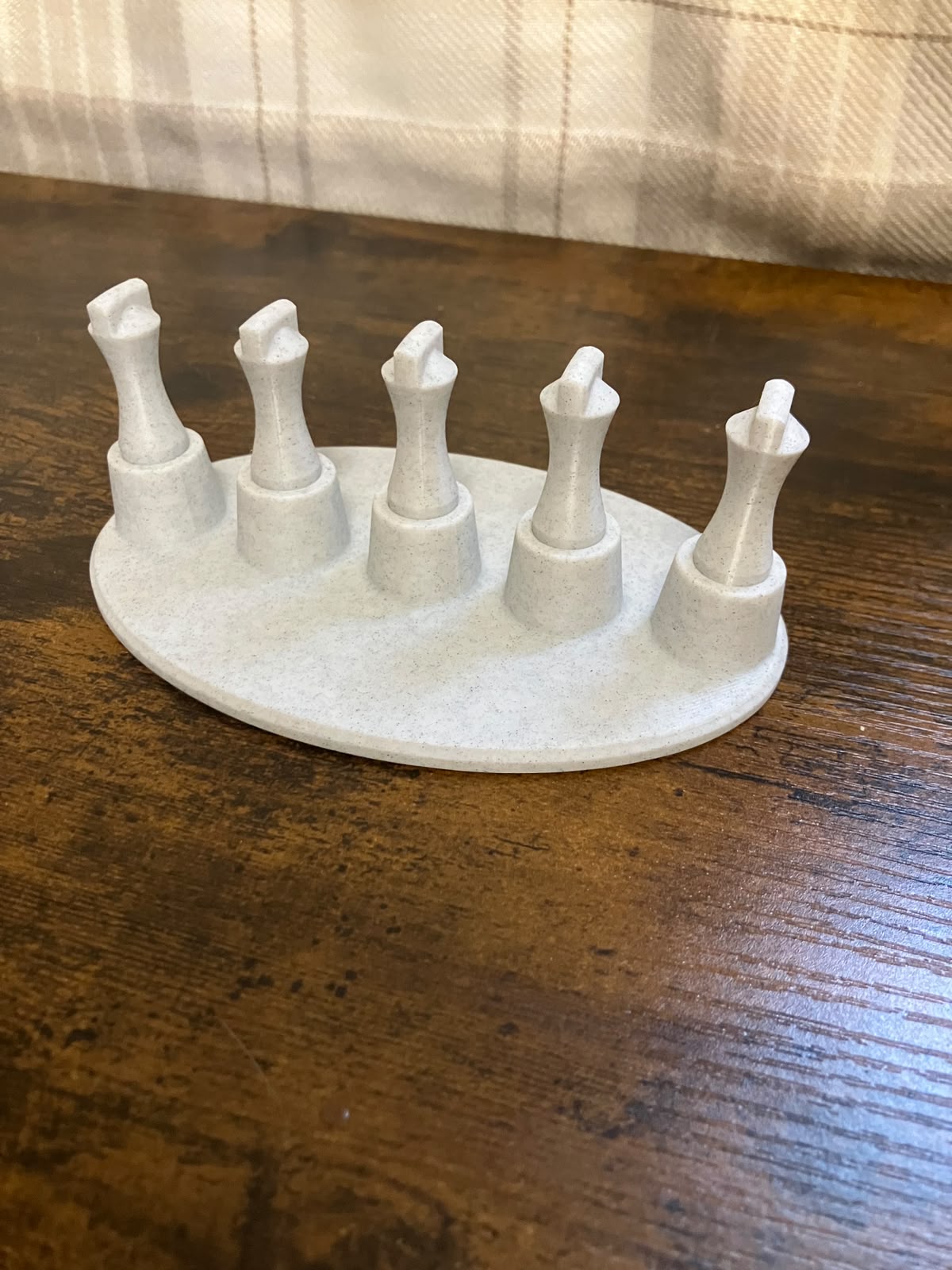 5 Slot Press-On Nail Display Stand