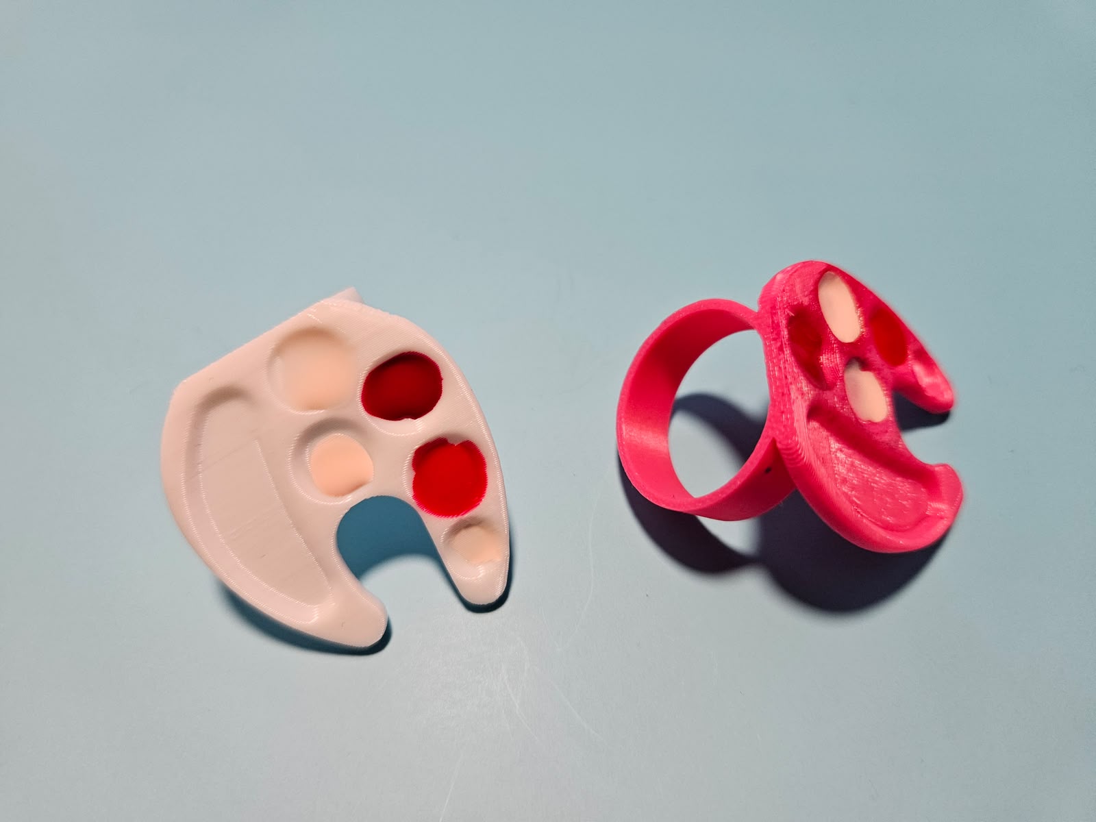 Nail Artist Finger Palette Ring
