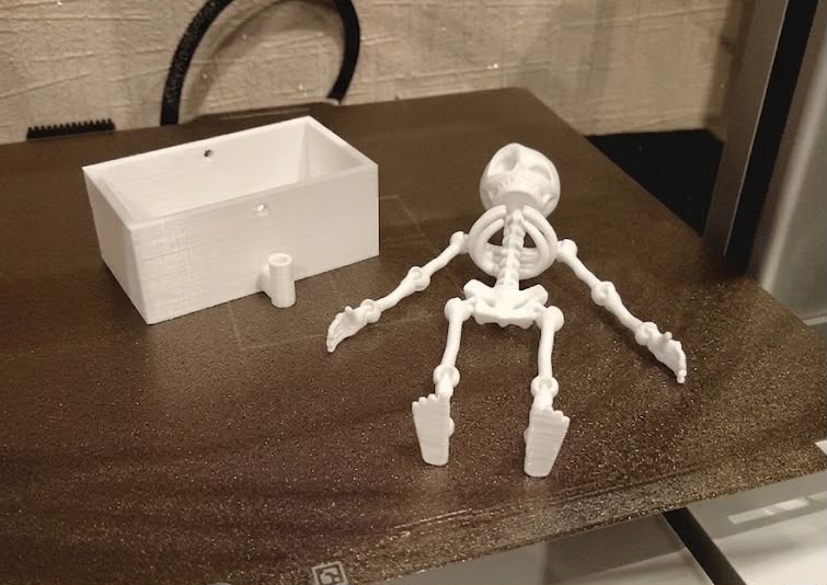 3D Printed Skeleton Aquarium Ornament