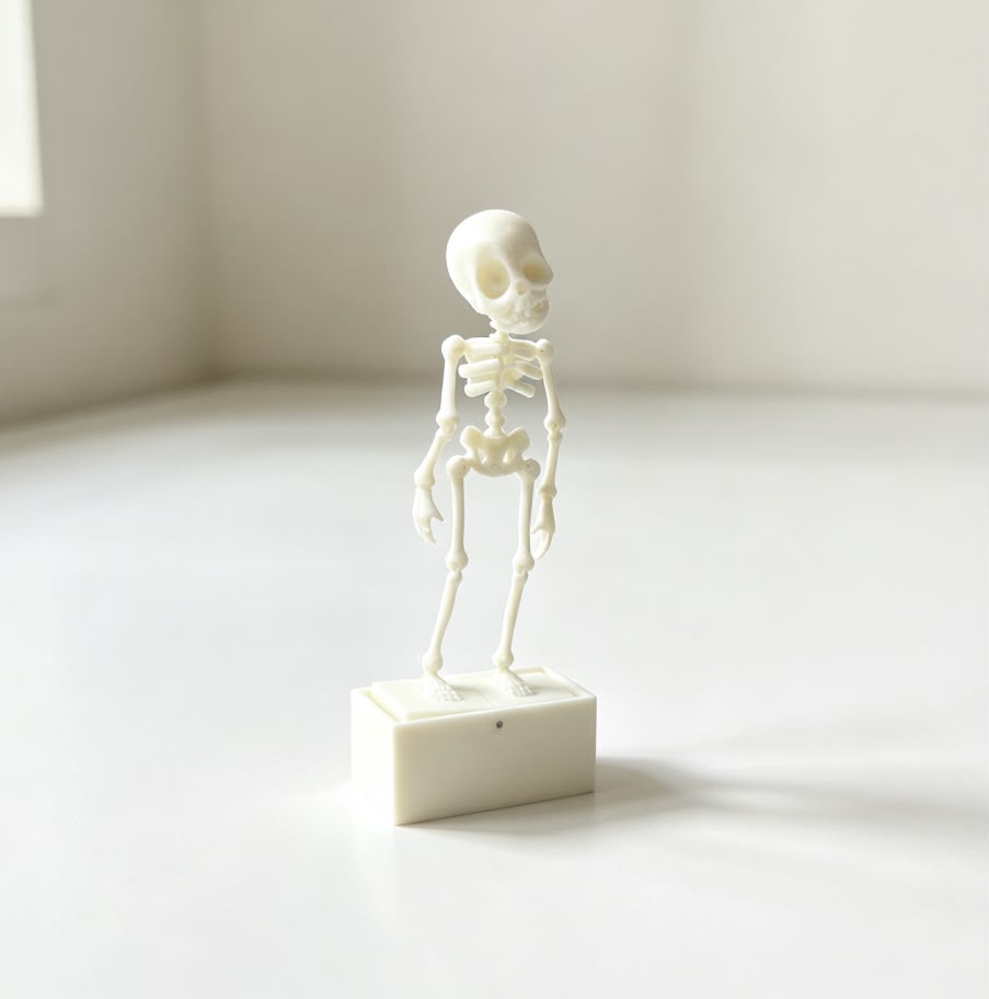 3D Printed Skeleton Aquarium Ornament