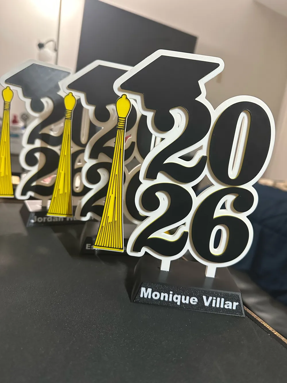 Personalized Graduation Name Stand